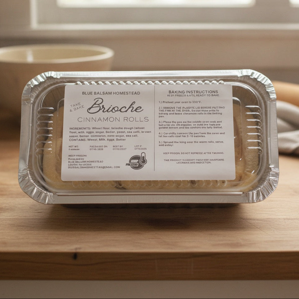 Take & Bake Brioche Cinnamon Rolls LOCAL PICK UP