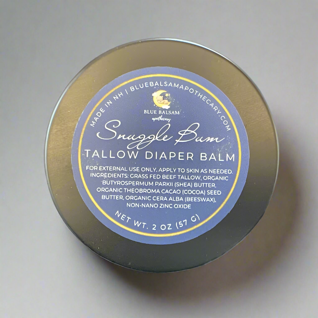 Tallow Diaper Balm | Snuggle Bum | Grass Fed Tallow Balm | Tallow Skincare