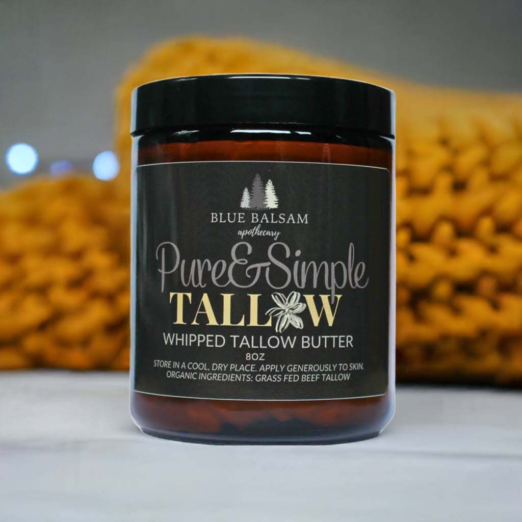 Whipped Tallow Body Butter l Pure & Simple | Grass Fed Tallow Balm l Tallow Skincare