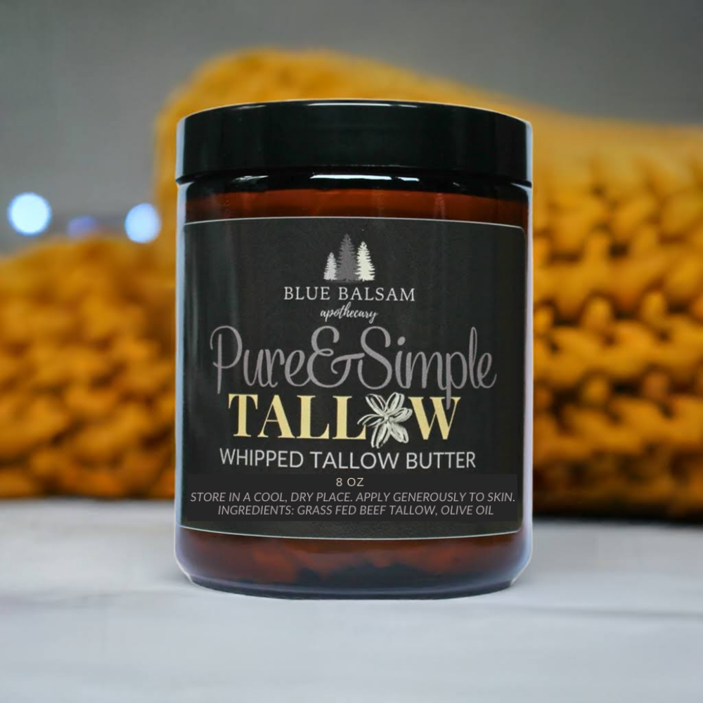 Whipped Tallow Body Butter l Pure & Simple | Grass Fed Tallow Balm l Tallow Skincare