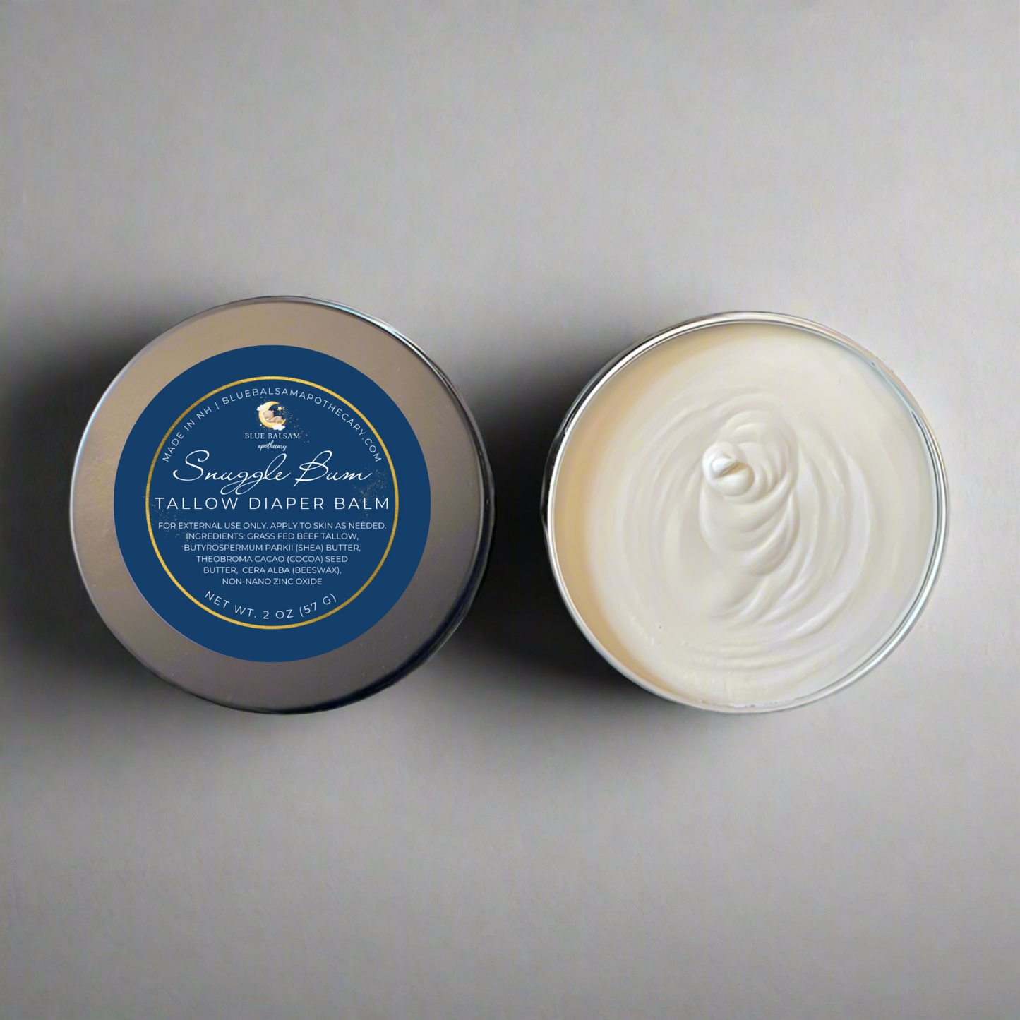 Tallow Diaper Balm | Snuggle Bum | Grass Fed Tallow Balm | Tallow Skincare