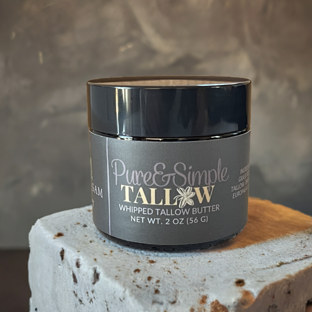 Whipped Tallow Body Butter l Pure & Simple | Grass Fed Tallow Balm l Tallow Skincare